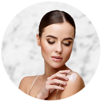Woman using Alka Creme