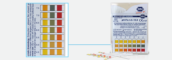 pH 4.5-10 Test Strip, 3 pad - Precision Laboratories Test Strips