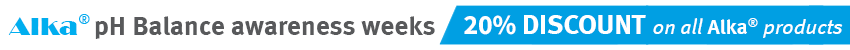 Alka® pH Balance awareness weeks! 20% DISCOUNT on all Alka® products