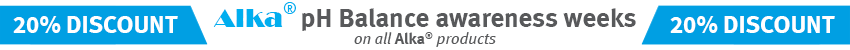 Alka® pH Balance awareness weeks! 20% DISCOUNT on all Alka® products